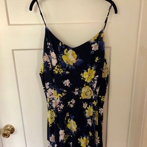 Old Navy - Navy Floral Dress - XXL Tall